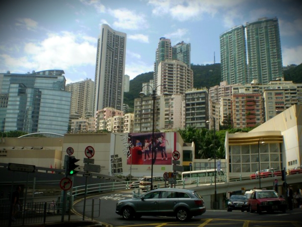 Lots of buildings in Central, Hong Kong Island.